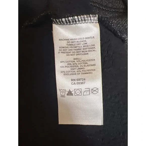 Columbia Mens‎ Black Gray Quarter Zip Mock Neck Kangaroo Pocket Casual Cozy XL - Picture 11 of 11